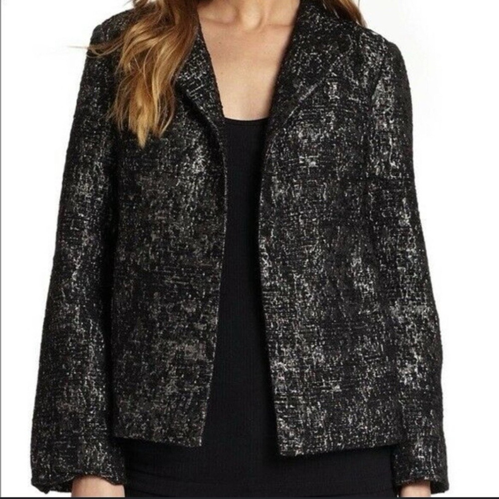 Eileen Fisher Jacquard Boucle Jacket